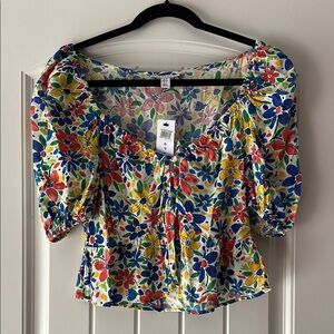 Topshop Floral Women's Top